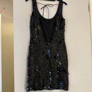 Vintage club Monaco black sequin dress